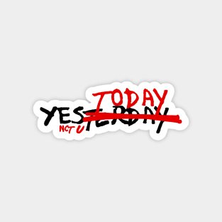 NCT YESTODAY Logo design Sticker